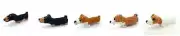 Cute Mini Corgi Dog Crochet Doll Handmade Amigurumi Plush Toy VAC