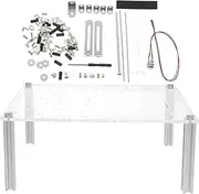 KALLORY 1Set Open Frame Computer Case Transparent Motherboard Support for DIY Builds Compact Design for Stability and for Versatile and Component