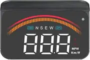 Head-up Display Car iKiKin HUD Display GPS OBD dual Interface Universal Digital Speedometer Km/h/MPH Windshield Projector for All Vehicles