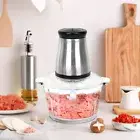 2L Electric Meat Grinder Blender Food Vegetable Processor Chopper Mincer Home V