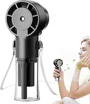 Portable Handheld Misting Fan | Rechargeable Personal High Speed Fan | 1200mah Portable Air Cooler | Mini Cooling Hand Fans For Travel, Outdoors, Makeup, Camping, Home, And