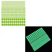 407pcs Glow In The Dark Decal Luminous Dot Wall Sticker Home Room Decor