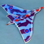 FLYWITCH 3D立體拼圖立體模型 航空模型飛機 彈射迴旋飛機3 英國VULCAN 佳廷模型 R51340