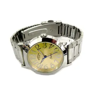 [專業模型] 石英錶 [BOSSWAY 4915M] 寶仕威-全不銹鋼石英錶[金色面]中性/新潮/軍錶
