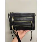 【 二手 】REBECCA MINKOFF MINI 5-ZIP 手拿 肩背包