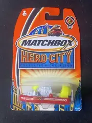 Matchbox Hero City Fire Hovercraft Red & White Free Box Shipping