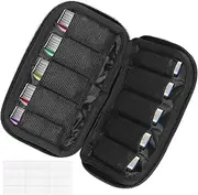 Storage Bag for USB Sticks, Storage Bag with 10 Compartments for Memory Stick/USB Flash Drive/Storage, Suitable for Travel, Office and Home