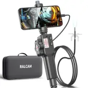 Two-Way Articulating Borescope for Phone, 6.2mm/0.24in Endoscope Camera with ...