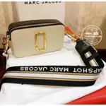 全新真品 MARC JACOBS MJ包 相機包 SNAPSHOT 運動風 小字母肩帶 奶油白