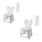 Folding Step Stool Footstool Lightweight Sturdy Nonslip Foot Stool Kids Chair