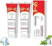 SP-8 Ultra Whitening Toothpaste, Deep Cleaning Care Fresh Breath Super Probiotic Toothpaste with Probiotic Oalance Oral Microbiot,120g/4.23Oz (2)