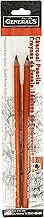 General Pencil Charcoal Pencils 2/Pkg, 4B, Grey, 130344