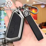 適用於福斯GOLF高檔鑰匙套 POLO TIGUAN PASSAT CADDY VW 福斯T6 汽車鑰匙扣 汽車鑰匙套