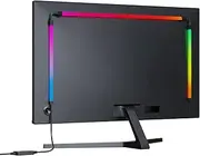 The LED Light Strip Computer Monitor Backlight is Suitable for 27 inches The RGB Lighting of LED Light Strips is Synchronized in Real time with Music, Video and Games USB Port Software Key Control