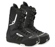 $250 Burton Invader Snowboard Boots Linered Black White Mens 8 moto