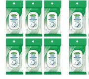 8 X Polident Denture Cleanser Wipes 20 Pack