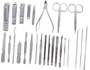 EPIGEIST Complete Manicure Pedicure Kit 26pcs Nail Tools Portable Set for Women Men