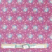 Quilting Patchwork Fabric TILDA Hibernation Slumbermouse Plum 50x55cm FQ