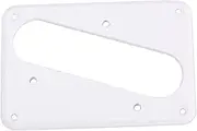 Kisangel Single Layer Humbucker Pickup Cover Flat Base Mounting Ring for Guitar Bridge Elegant White Frame for Durable Use and Stylish Appearance