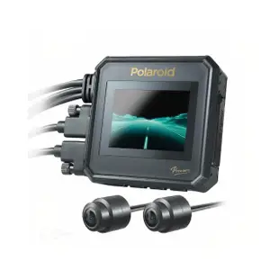 【Polaroid 寶麗萊】神鷹 MS296WG 真2K 前後Sony GPS機車行車紀錄器-快(附64G記憶卡)