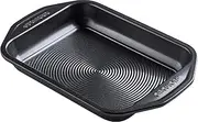 Circulon Ultimum Small Roasting Tin - Roasting Trays for Oven Non Stick, Freezer & Dishwasher Safe Carbon Steel Bakeware, Black, 29.2 x 19.8 x 3.8cm