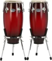 Toca Percussion Synergy Deluxe Congas - Wine Burst
