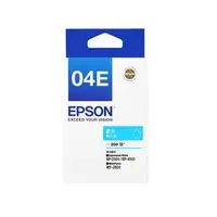 在飛比找樂天市場購物網優惠-EPSON 原廠 04E 藍色 墨水匣 /個 C13T04E