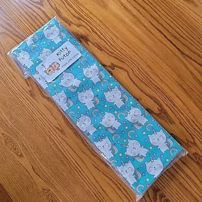 Whiskers Kitty Futon Bed Catnip Filled Cat Print Cotton Fabric Approx 17" X 20