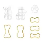 Plastic Embossing Molds Cookie Press Cutter Fondant Moulds ABS Material