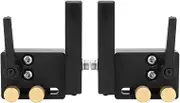 ANKROYU 2PCS T-Track Stop, Left & Right Miter Track Positioning Limiter, Woodworking Slot Track Stopper for Standard T-Track Work, Hand Tools for Carpentry & DIY Projects