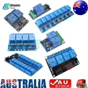 12V Relay Module With optocoupler for PIC AVR DSP ARM Arduino 1/2/4/8/16CH AU