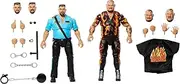 Mattel WWE Coliseum Collection Action Figure 2-Pack with Bam Bam Bigelow & Big Boss Man 6-inch Collectibles & Accessories Including Swappable Parts