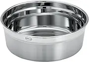 RÖSLE Flexx 2GO 1.4 L Round Stainless Steel Lunch Box Microwave and Oven Safe up to 150 °C, Dishwasher Safe, Silver