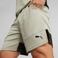 在飛比找PChome24h購物優惠-PUMA 短褲 訓練系列 FIT 抹茶綠 運動 休閒短褲 男