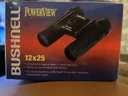 Bushnell PowerView Compact Binoculars 12x25. Less Than One Pound. Fits in Pocket