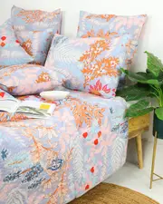 Linen Connections Vintage Handmade Kantha Floral Cotton Quilt Throw Bedspread Block Print Quilt Indian Quilt Comforter Duvet Cover Quilt - 022