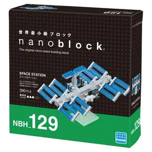 ☆勳寶玩具舖【現貨】日本河田積木 nanoblock NBH-129 太空站