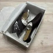 NIB The Row Mira Silk Slipper Mule Shoe Sz 37.5 (US 7.5)