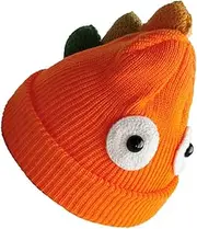 [TINEASUR] Wool Cap Knit Hat Wacky Knitted Beanie Hat Funny Beanie Animal Hat Dinosaur Bunny Hat Visor Chunky Beanie Hat Knitted Hat Hat Wolf Head Crazy Hat for Wizard