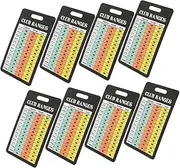 MOTHNUR 10pcs Golf Scorecard Always Grind Golf Round Log Bad Cards Golfers Bad Cards for Golfers Conversion Chart Yardage Book Yardage Book Cover Inches to Mm Chart Paper