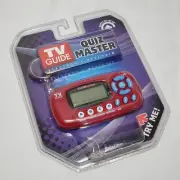 New Excalibur Electronics TV Guide Quiz Master Electronic Keychain - WORKING