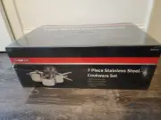 Brand New in Box 2024 Snap-On 7 Piece Stainless Steel Cookware Set SSX24P125