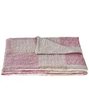 LR Home Cotton Candy Kantha Throw Blanket