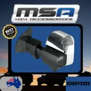 MSA 4X4 POWERFOLD TOWING MIRRORS FOR TOYOTA HILUX & FORTUNER 2022-CURRENT TM757