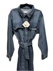 NEW Ava & Viv Dress Women Plus Size 3X Blue Denim