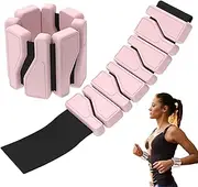 Wrist Weights For Women,2X Hand Weights For Women | Adjustable Silicone Wrist Strap Pilates Equipment Bracelet Support For Walking, Ballet, Fitness