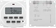 Smart Digital Programmable Outlet Timer, Electric Timer for Lights, Fans, Engines, Wall Time Switch for Devices (#1)