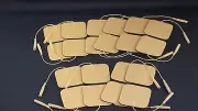 20 Replacement Pads for Massagers / Tens Units electrode pads2x2Inch White Cloth