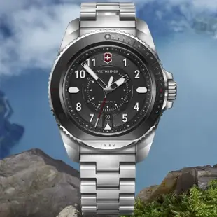 【VICTORINOX 瑞士維氏】JOURNEY 1884系列 戶外時尚石英腕錶 母親節 禮物(VISA-242009)