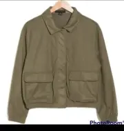 Sanctuary Breezy French Terry Shacket, Size XL